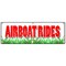 Signmission AIRBOAT RIDES BANNER SIGN everglades guided tours swamp buggy wetlands B-72 Airboat Rides - alternate 1